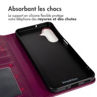 imoshion Étui de télephone portefeuille Design Samsung Galaxy A56 - Crush Check Coral Dust