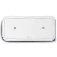 Zens Chargeur rapide double sans fil - Chargeur sans fil - 10W - Blanc