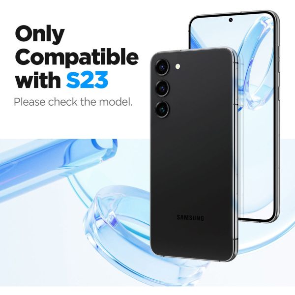 Spigen Protection d'écran en verre trempé GLAStR Fit + Applicator 2-pack Samsung Galaxy S23