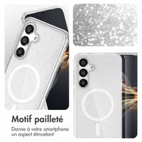 imoshion Coque Pailletée avec MagSafe Samsung Galaxy S24 - Paillettes Transparent