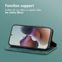 imoshion Étui de téléphone portefeuille Slim Motorola Moto G56 - Vert