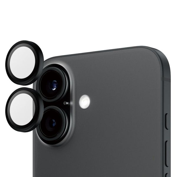 PanzerGlass Protection Caméra Hoops Optic Rings Apple iPhone 16 / 16 Plus