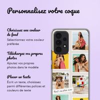 Coque personnalisée avec pellicule N°3 Samsung Galaxy A53 - Transparent