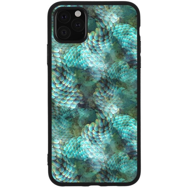 Coque design Color iPhone 11 Pro Max - Green Deco