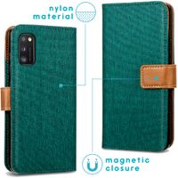 imoshion Étui de téléphone portefeuille Canvas Luxe Galaxy A41