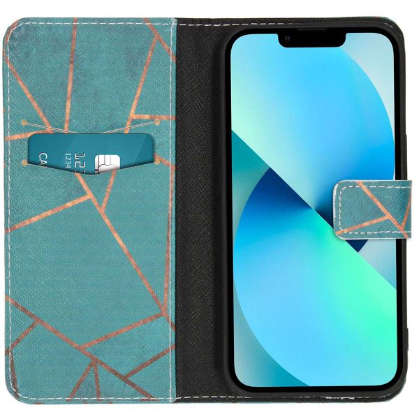 imoshion Coque silicone design iPhone 13 - Blue Graphic