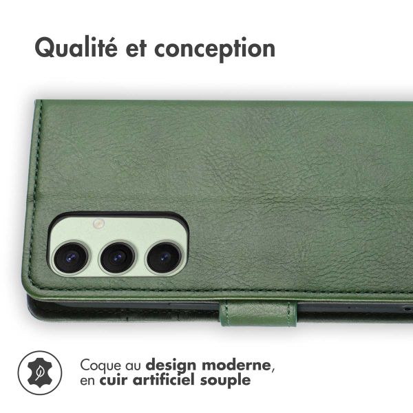 imoshion Étui de télephone portefeuille Samsung Galaxy S24 FE - Vert