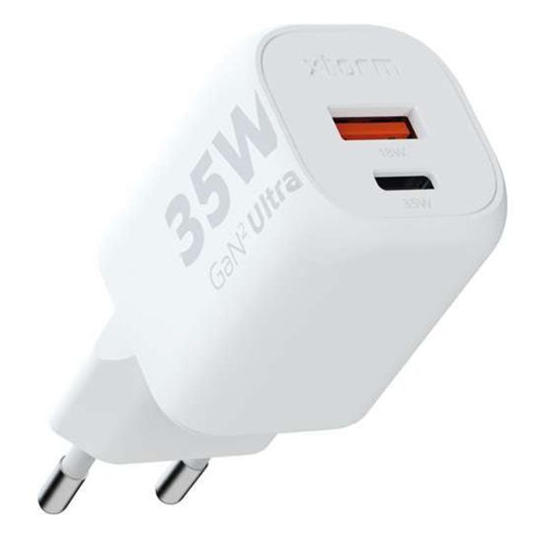 Xtorm Chargeur rapide | Ultra Wall Charger GaN2 - USB-C 35 Watt + USB-A 18 Watt