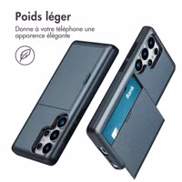 imoshion Coque arrière avec porte-cartes Samsung Galaxy S25 Ultra - Bleu foncé