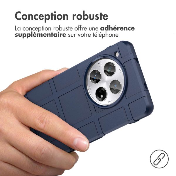 imoshion Coque Rugged Shield OnePlus 12 - Bleu foncé