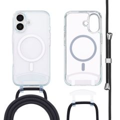 imoshion Coque MagSafe avec cordon amovible iPhone 16 - Transparent