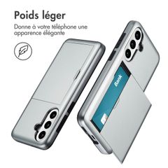 imoshion Coque arrière avec porte-cartes Samsung Galaxy A36 / A56 - Gris