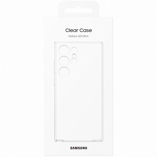 Samsung Original Coque Clear Samsung Galaxy S23 Ultra - Transparent