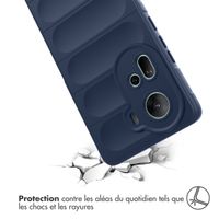 imoshion Coque arrière EasyGrip Oppo Reno 11 - Bleu foncé