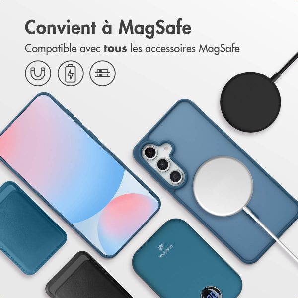 imoshion Coque Color Guard avec MagSafe Samsung Galaxy S24 FE - Bleu foncé