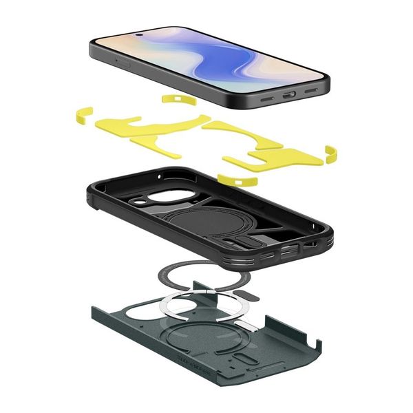 Spigen Coque Tough Armor MagSafe Google Pixel 10a - Abyss Green