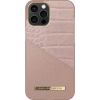 iDeal of Sweden Coque Atelier iPhone 12 Pro Max - Rose Smoke Croco