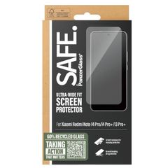 SAFE by PanzerGlass Protection d'écran Ultra-Wide Fit avec applicateur Xiaomi Redmi Note 14 Pro (4G/5G) / 14 Pro Plus / 13 Pro Plus