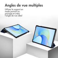 imoshion Coque tablette Trifold Honor Pad X9 - Bleu foncé