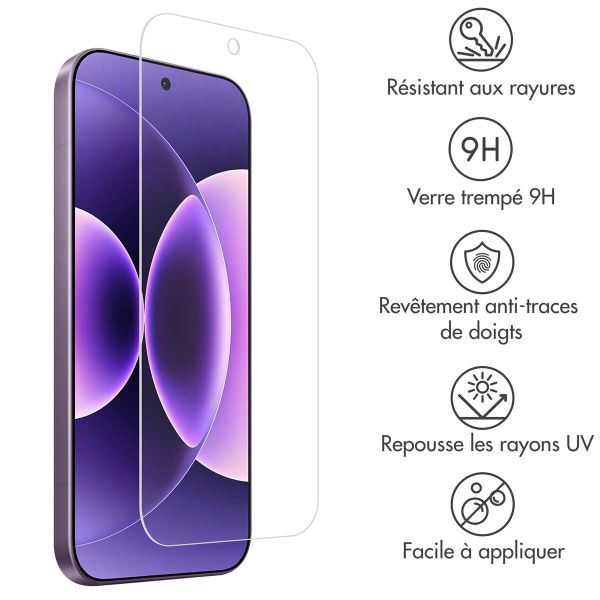Accezz Protection d'écran en verre trempé Xiaomi 17 Pro Max