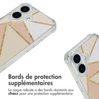 imoshion Coque Design avec cordon Apple iPhone 16 - Beige Graphic
