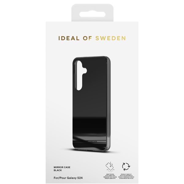 iDeal of Sweden Coque arrière Mirror Samsung Galaxy S24 - Black