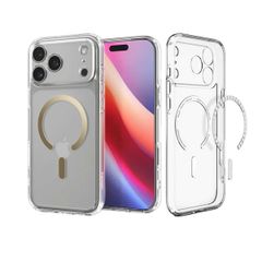 Spigen Coque Ultra Hybrid MagSafe Apple iPhone 17 Pro - Clear Gold