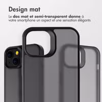 Accezz Coque Givrée Robuste Apple iPhone 13 - Noir