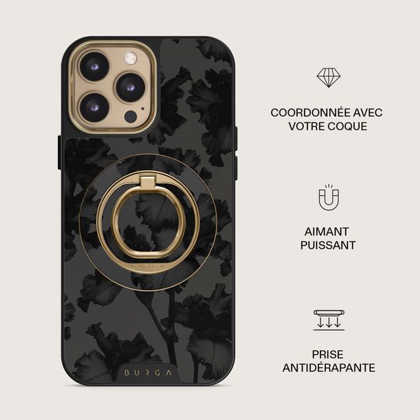 Burga Ringholder MagSafe Gold - Bague téléphone - Nocturnal