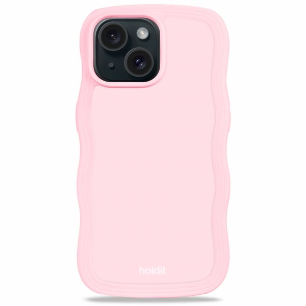 Holdit Coque Wavy iPhone 14/15 Plus - Pink