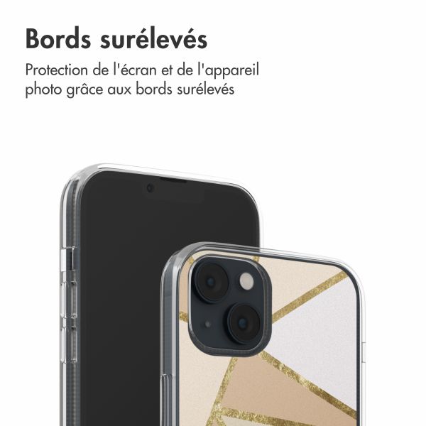 imoshion Coque design pour iPhone 14 - Graphic Beige