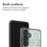 imoshion Coque Design Samsung Galaxy S24 FE - Bloom Love Sage Green