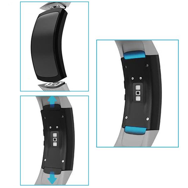 imoshion Bracelet silicone Samsung Gear Fit 2 / 2 Pro - Noir