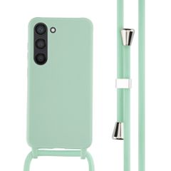 imoshion ﻿Coque en silicone avec cordon Samsung Galaxy S23 - Menthe verte