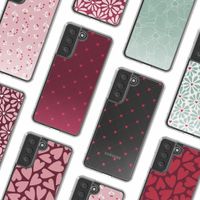 imoshion Coque Design Samsung Galaxy S21 FE - Crush Check Coral Dust