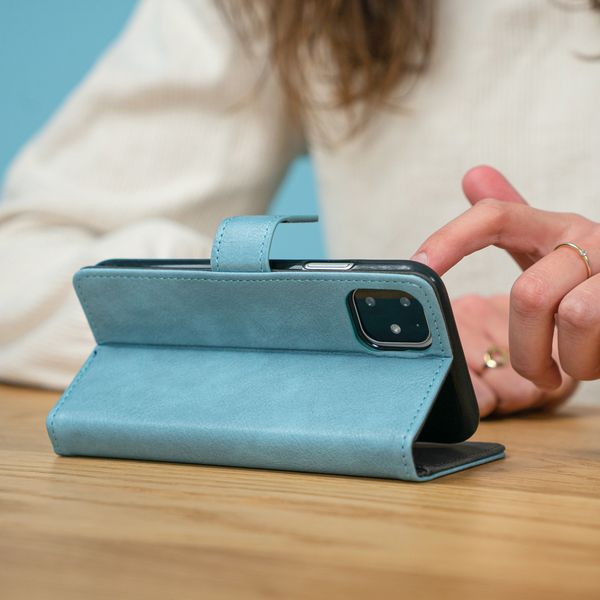 imoshion Étui de téléphone portefeuille Luxe iPhone Xr - Bleu clair