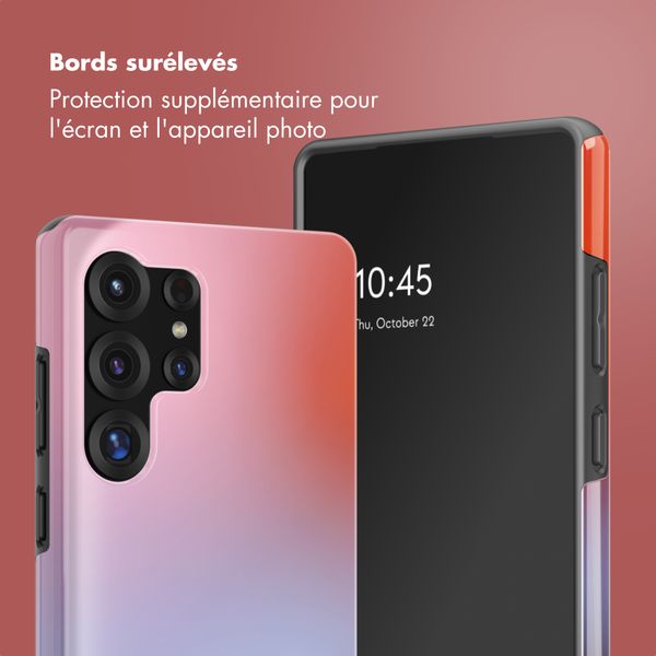 Selencia Coque arrière Vivid Samsung Galaxy S25 Ultra - Gradient Soft Blush