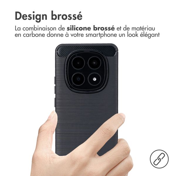 imoshion Coque Brushed Xiaomi Redmi Note 15 (5G) - Noir