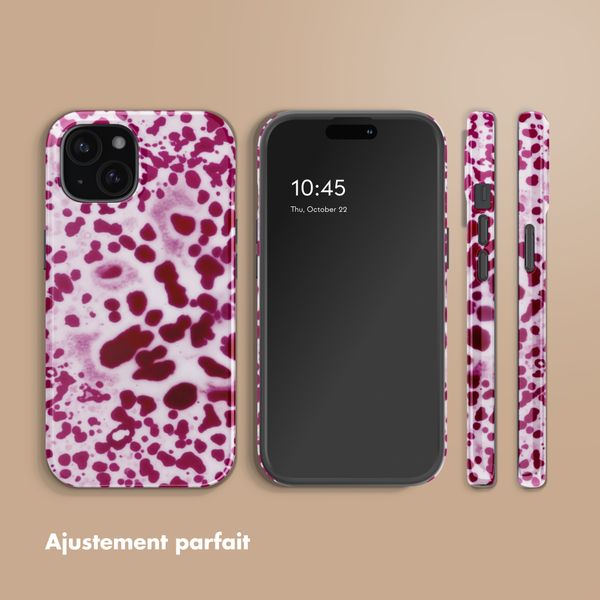 Selencia Coque arrière Vivid Apple iPhone 15 - Cosmic Orchid