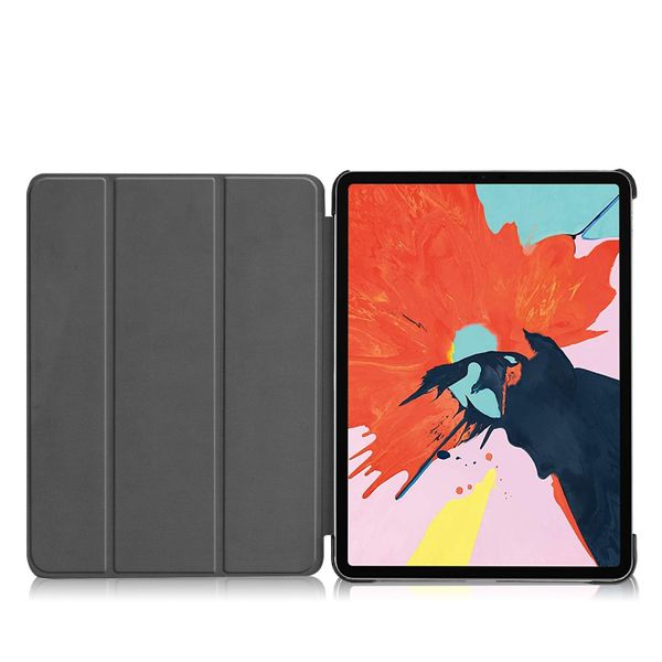 imoshion Coque tablette Trifold iPad Air 11 pouces (2024) M2 / Air 5 (2022) / Air 4 (2020) - Vert foncé