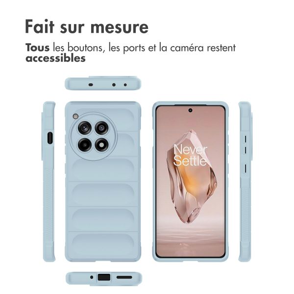 imoshion Coque arrière EasyGrip OnePlus 12R - Bleu clair