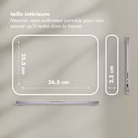 Selencia Pochette ordinateur Teddy 15-16 pouces - Sage Green