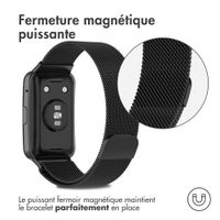 imoshion Bracelet magnétique milanais Huawei Watch Fit - Noir