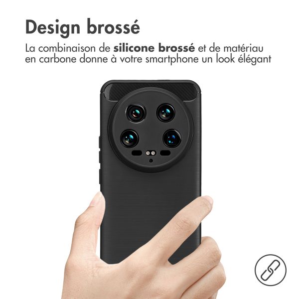 imoshion Coque Brushed Xiaomi 14 Ultra - Noir