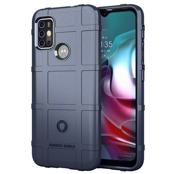 imoshion Coque Arrière Rugged Shield Motorola Moto G30 / G20 / G10 (Power) - Bleu foncé