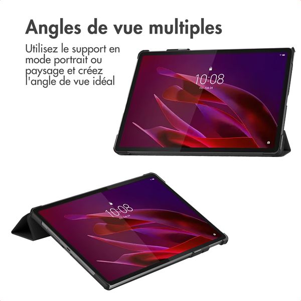 imoshion Coque tablette Trifold Lenovo Yoga Tab - Noir