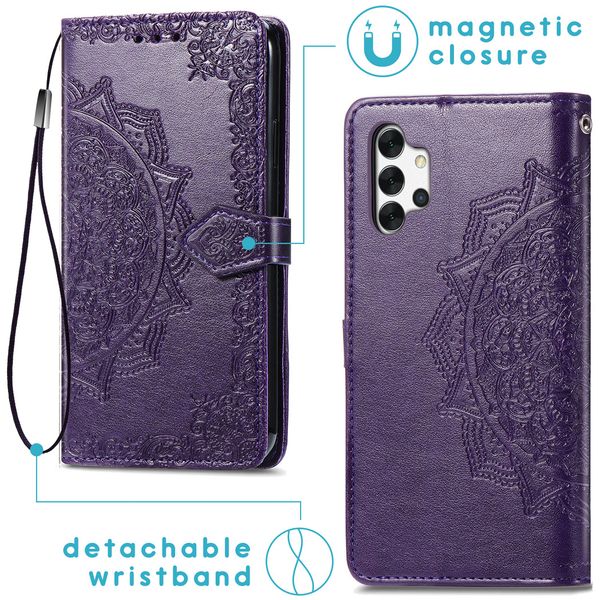 imoshion Etui de télephone Mandala Samsung Galaxy A32 (5G) - Violet