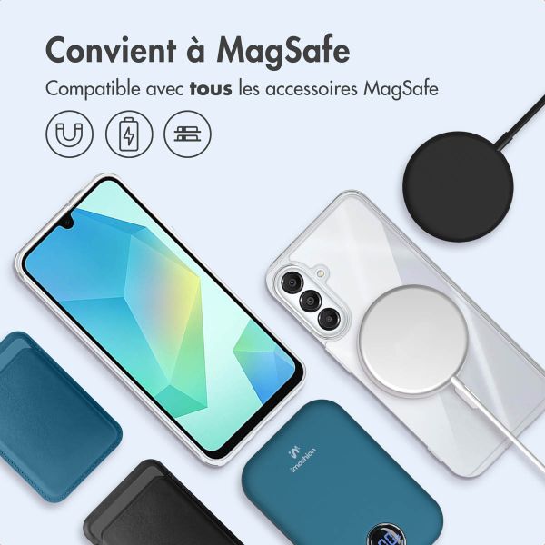 imoshion Coque arrière de protection avec MagSafe Samsung Galaxy A17 - Transparent
