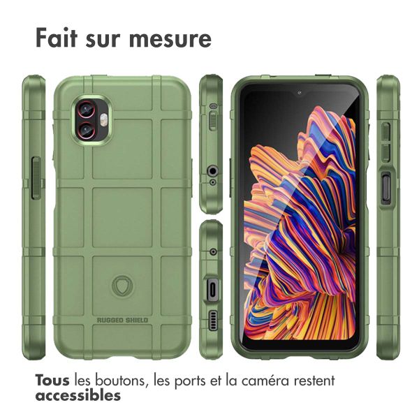 imoshion Coque Rugged Shield Samsung Galaxy Xcover 6 Pro - Vert foncé