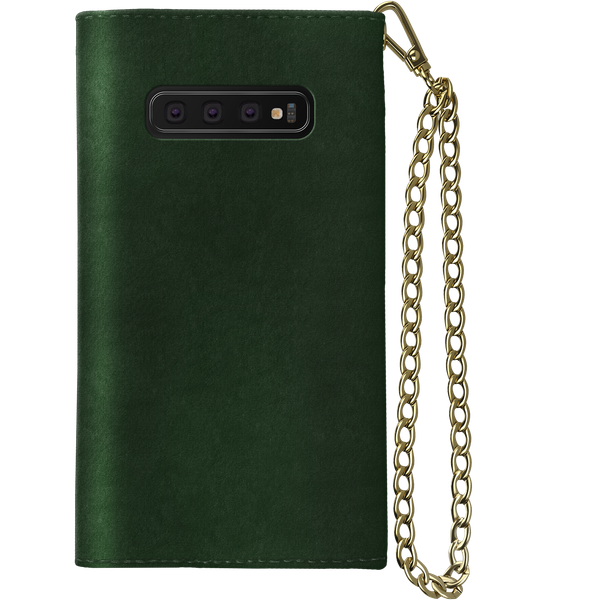 iDeal of Sweden Mayfair Clutch Velvet Samsung Galaxy S10 - Vert